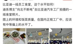 比亚迪员工食堂爆料视频,揭秘内部美食与工作环境